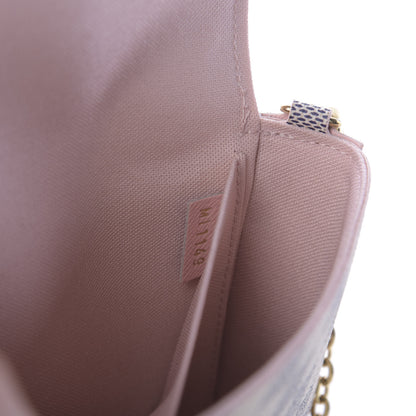 Louis Vuitton Damier Azur Calfskin Pochette Felicie Eau de Rose 10 of 11
