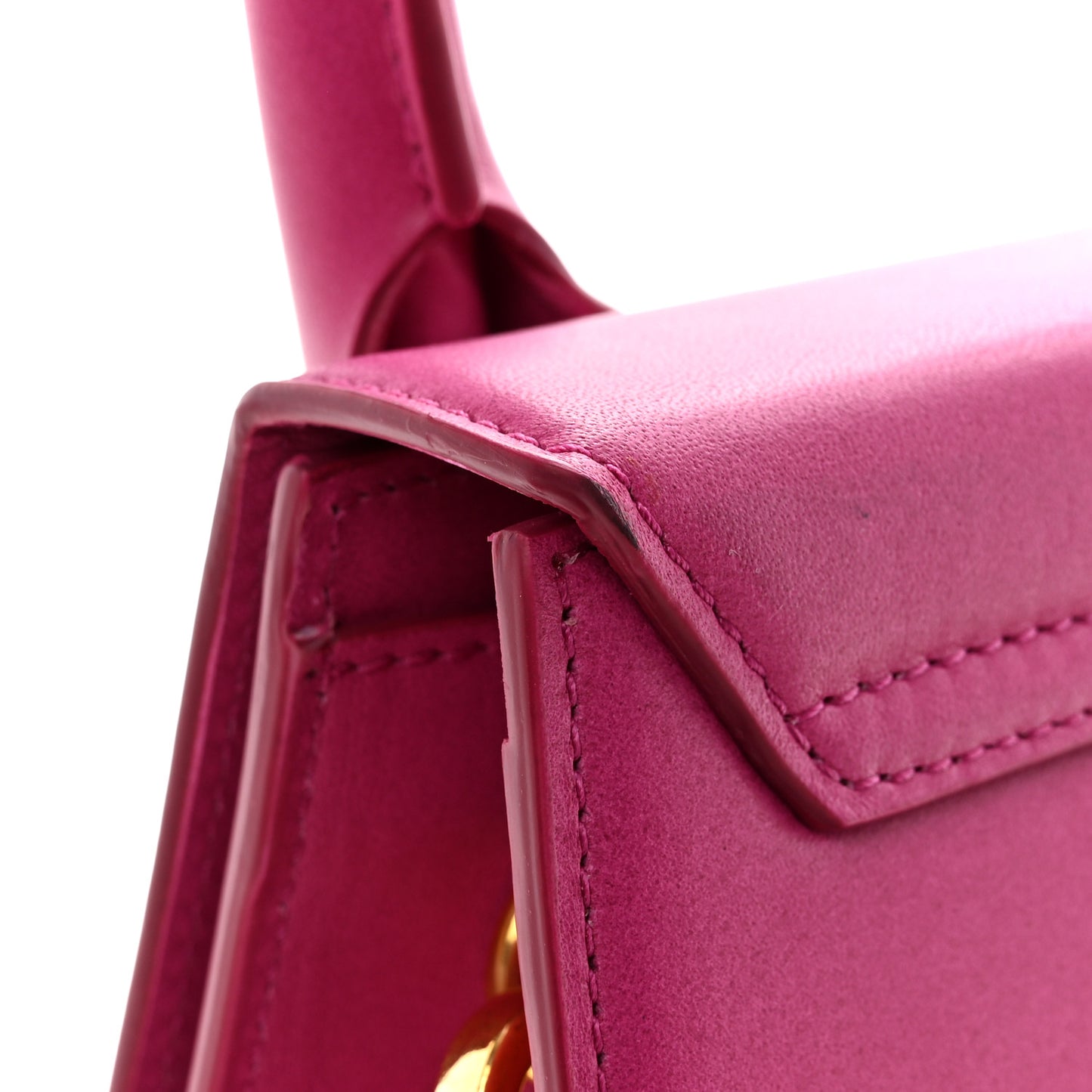 Smooth Calfskin Le Grand Chiquito Dark Pink