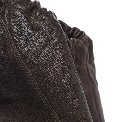 Chanel Distressed Caviar XL Coco Cabas Brown 15 of 16