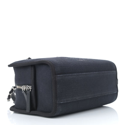 Chanel Mixed Fibers Deauville Bowling Bag Black 3 of 8