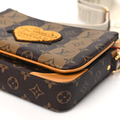 Louis Vuitton X NIGO Reverse Monogram Stripes Trio Messenger 10 of 11