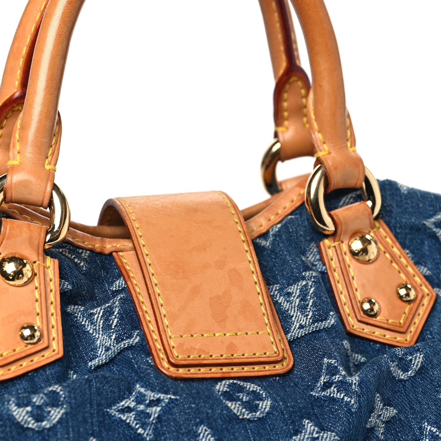 Louis Vuitton Monogram Denim Pleaty Blue 9 of 9