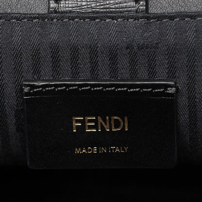 Fendi Vitello Elite Petite 2Jours Tote Black 7 of 8