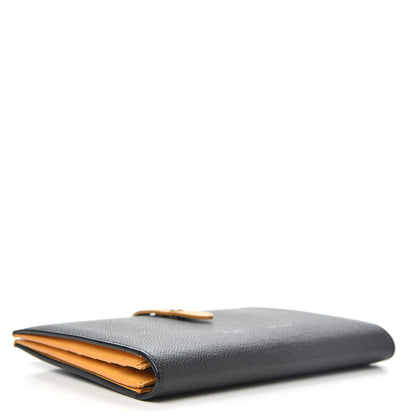 Celine Grained Calfskin Large Multifunction Strap Wallet Midnight 4 of 11