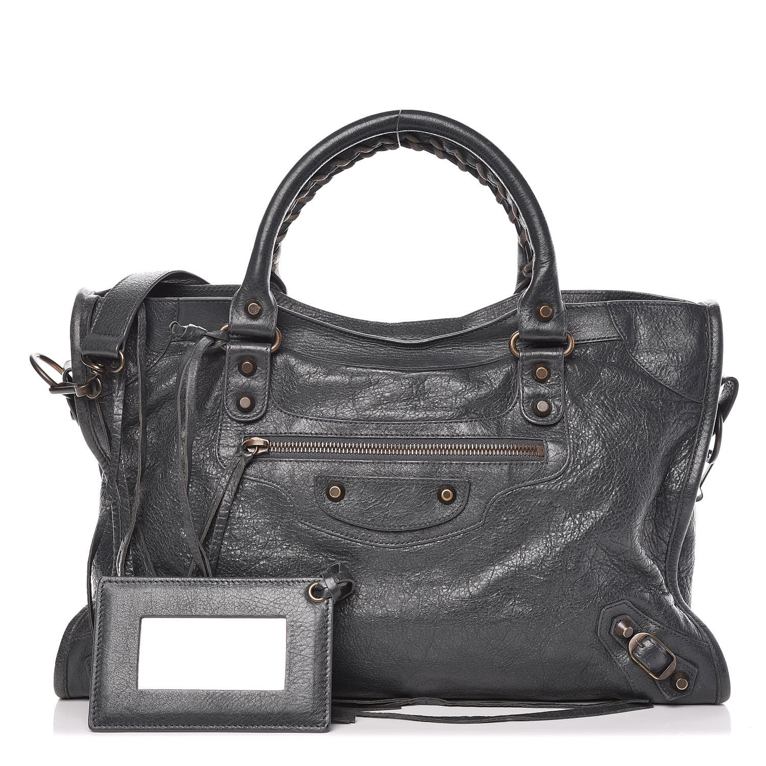 Balenciaga Agneau Classic Hardware City Anthracite 1 of 11