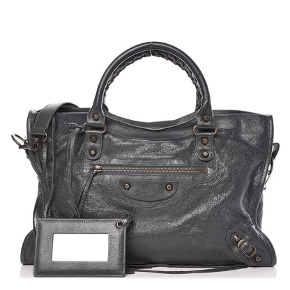 Balenciaga Agneau Classic Hardware City Anthracite 1 of 11