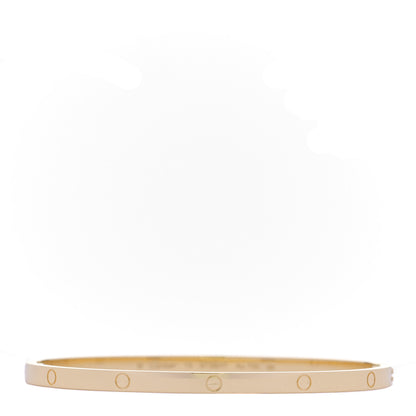 Cartier 18K Yellow Gold Small LOVE Bracelet 19 1 of 10
