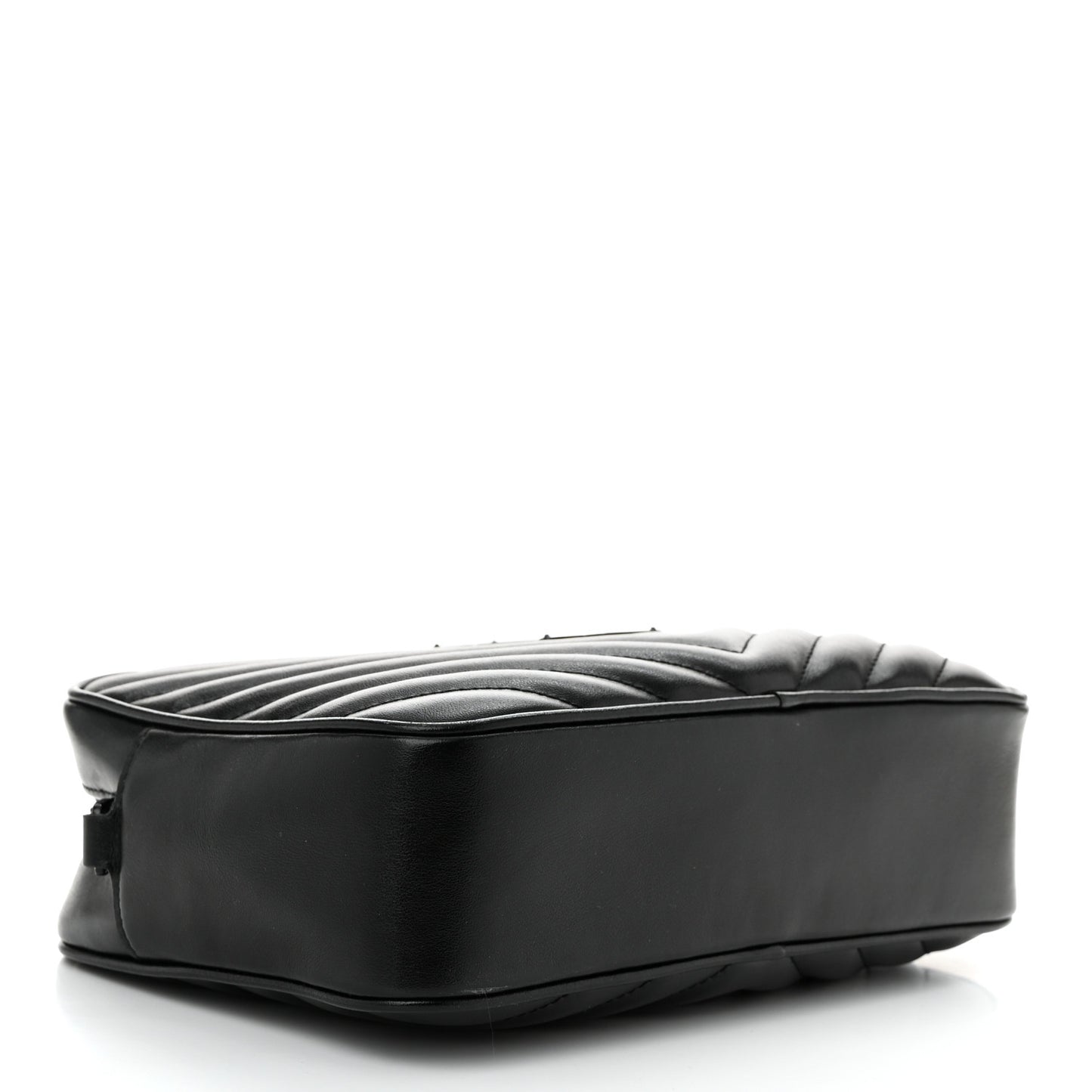 Calfskin Matelasse Monogram Monochrome Lou Camera Bag Black