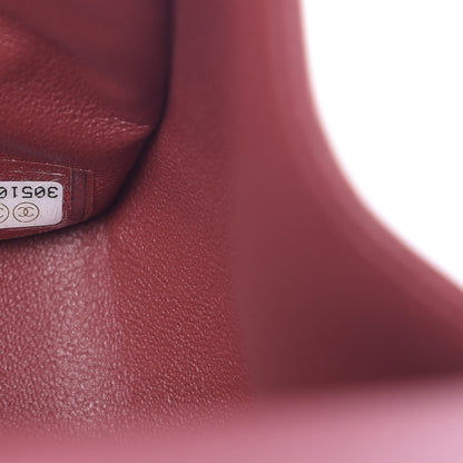 Chanel Caviar Quilted Jumbo Double Flap Dark Red 8 of 12