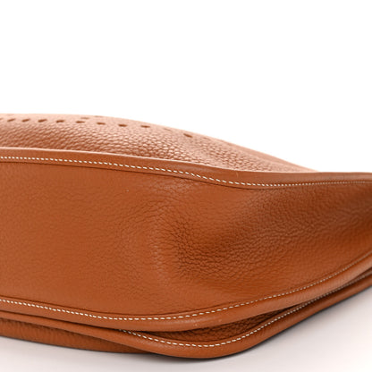 Hermes Taurillon Clemence Evelyne III PM Gold 9 of 9