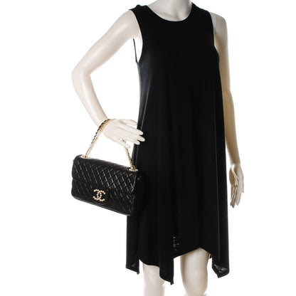 Chanel Lambskin Quilted Medium Westminster Pearl Flap Black 2 of 7