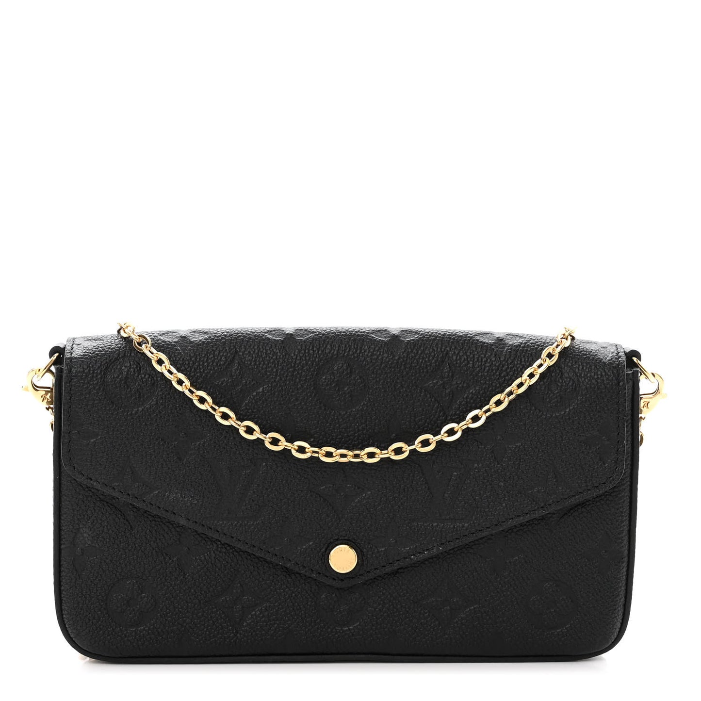 Empreinte Pochette Felicie Chain Wallet Black