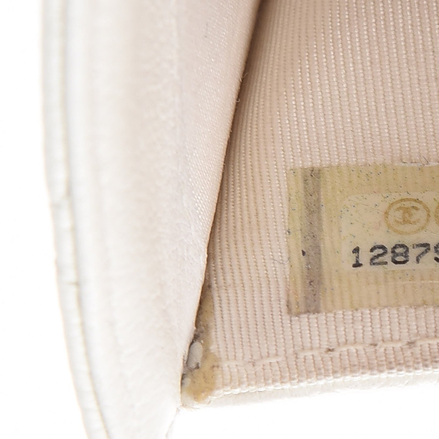 Caviar Quilted Large Flap Wallet White