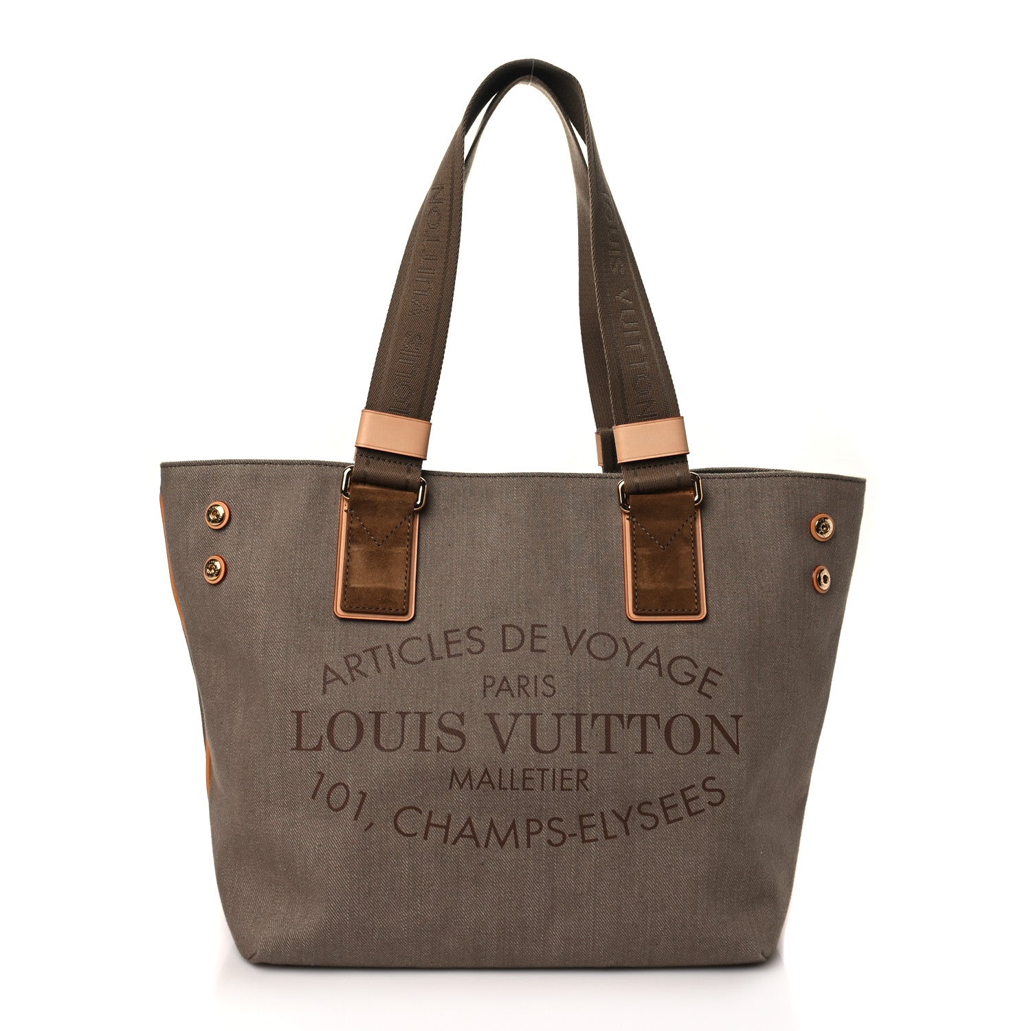 Louis Vuitton Denim Articles de Voyage Cabas Beige 1 of 7