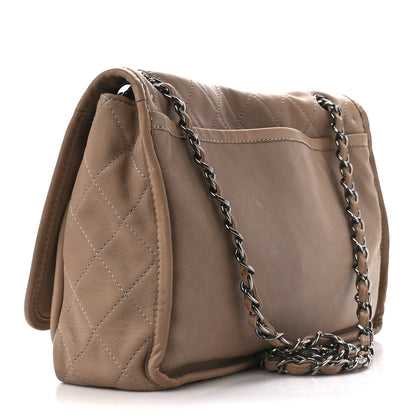 Chanel Grained Calfskin Large Natural Beauty Flap Beige 3 of 11