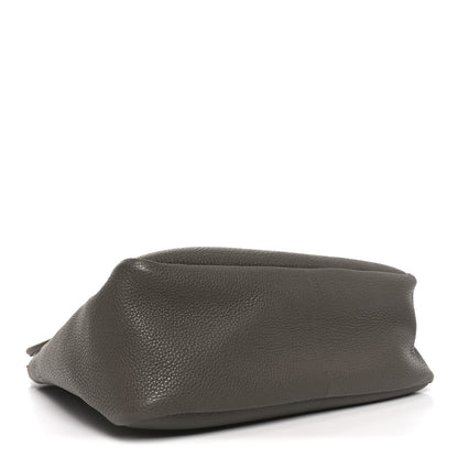 Prada Vitello Daino Soft Medium Zippered Top Handle Bag Bambu 4 of 9