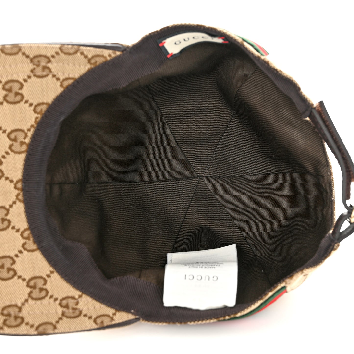 Monogram Web Baseball Hat S Beige Cocoa