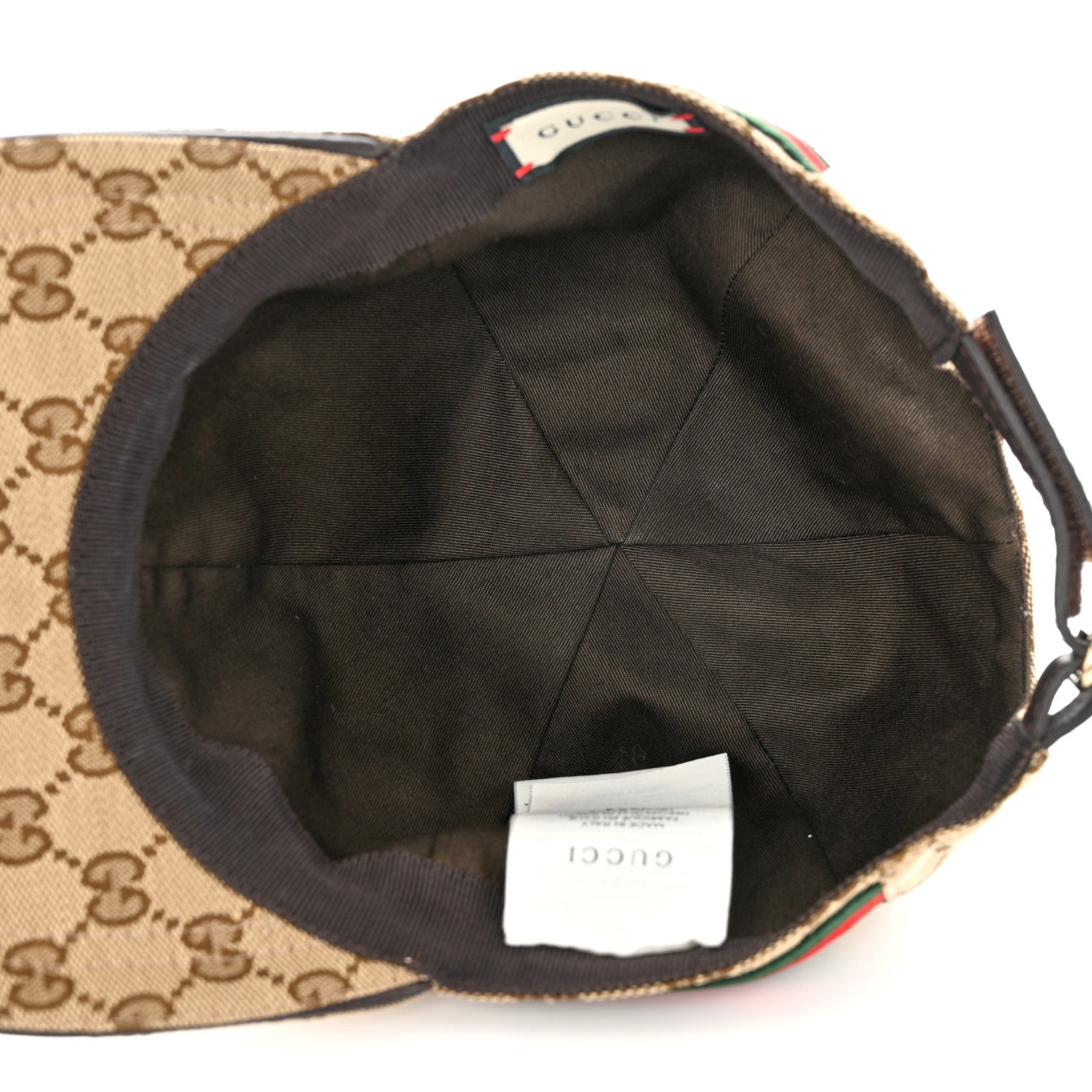 Gucci Monogram Web Baseball Hat S Beige Cocoa 7 of 9