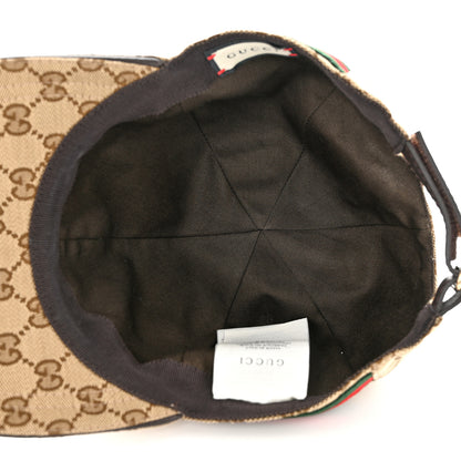 Gucci Monogram Web Baseball Hat S Beige Cocoa 7 of 9