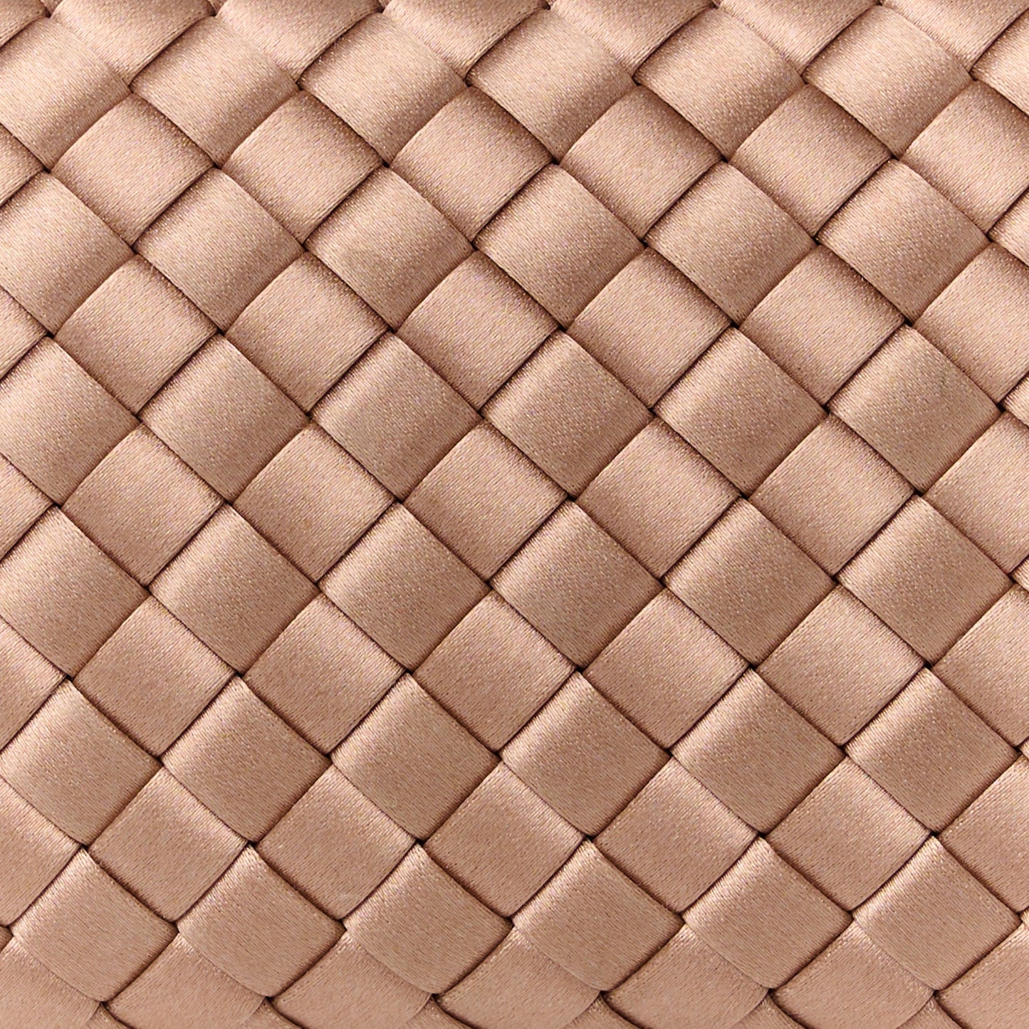 Satin Intreccio Impero Ayers Knot Clutch Blush