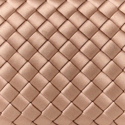 Bottega Veneta Satin Intreccio Impero Ayers Knot Clutch Blush 7 of 9