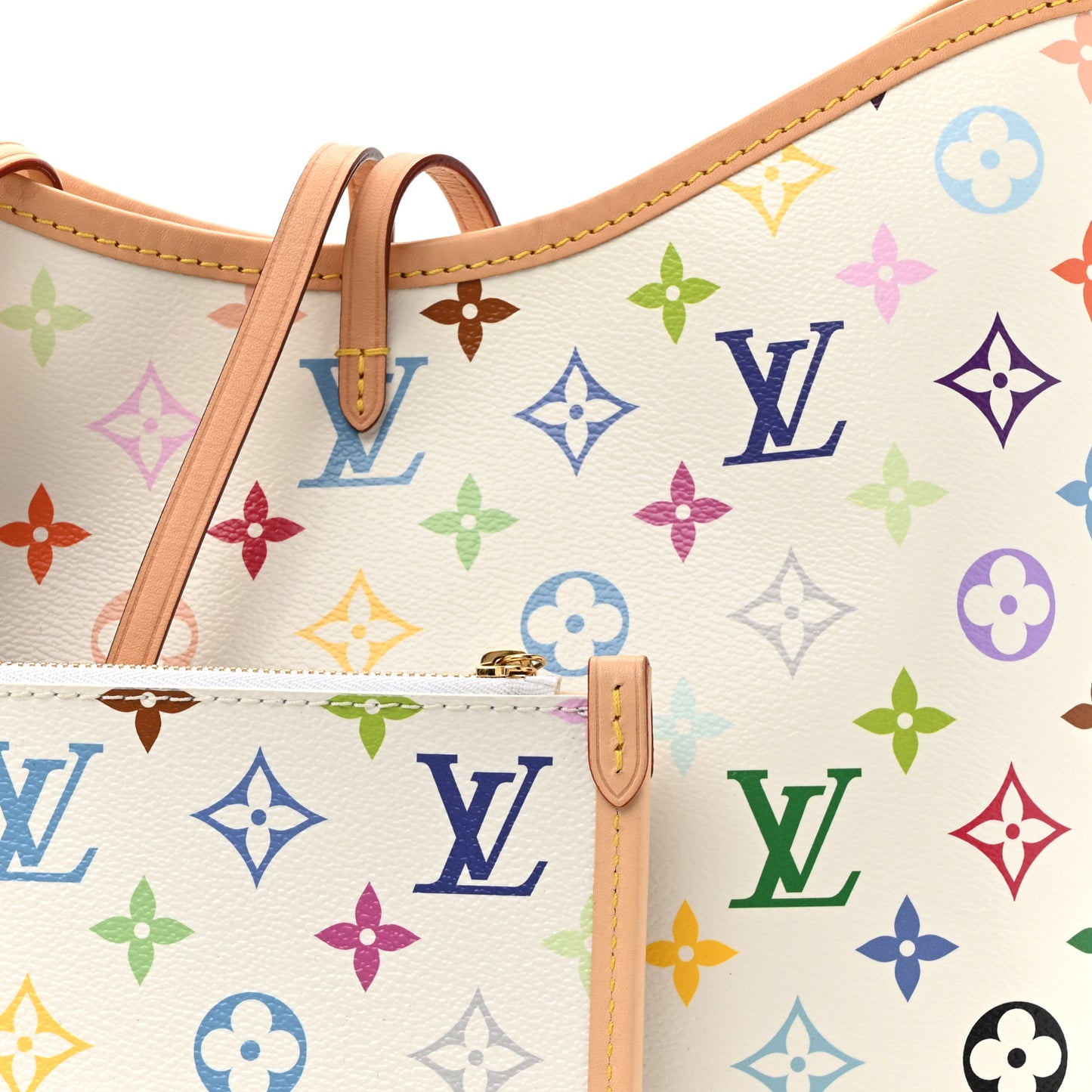 LV X TM Monogram Multicolor CarryAll PM White