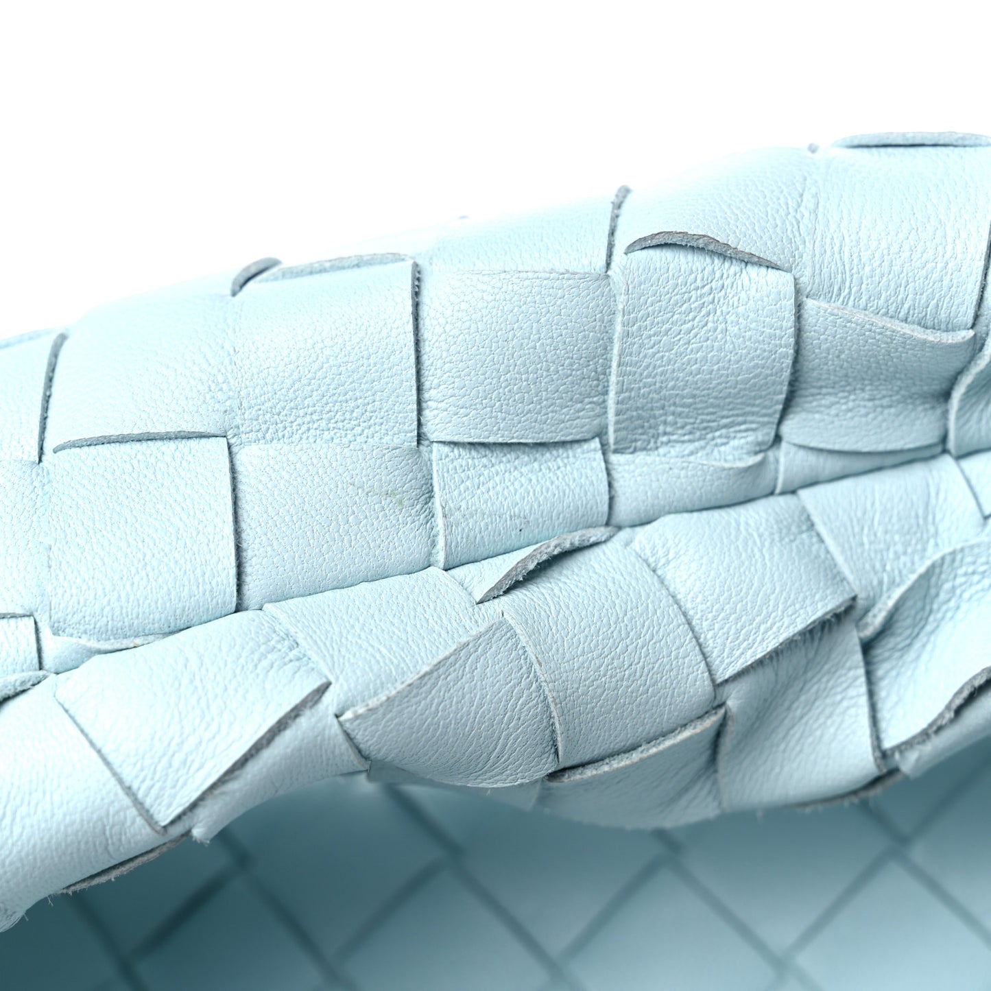 Nappa Intrecciato Teen Jodie Hobo Teal Washed