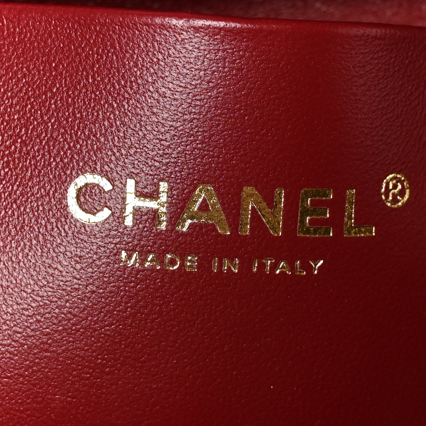 Calfskin Crocodile Embossed Turn Around Mini Flap Burgundy