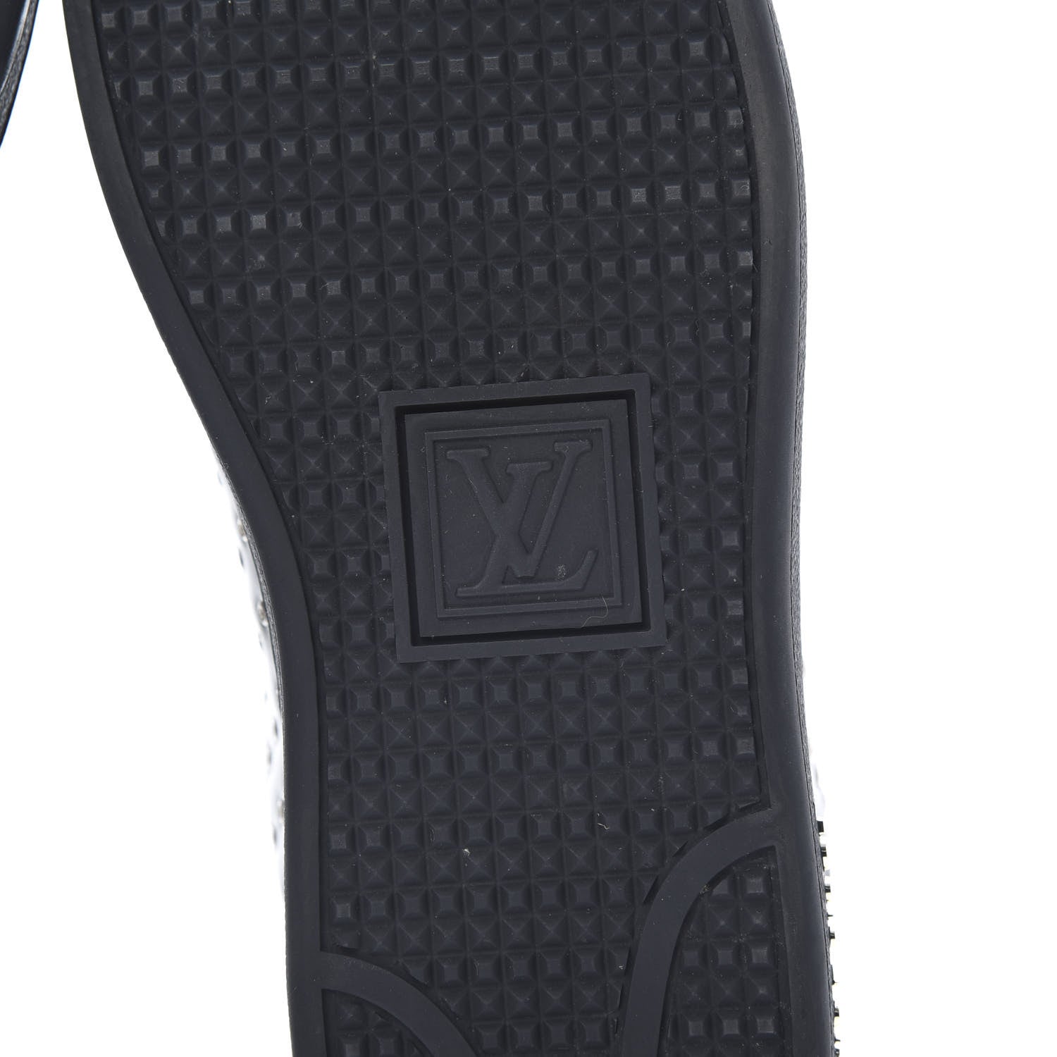 Louis Vuitton Patent Calfskin Studded Frontrow Sneakers 38 Black 6 of 9