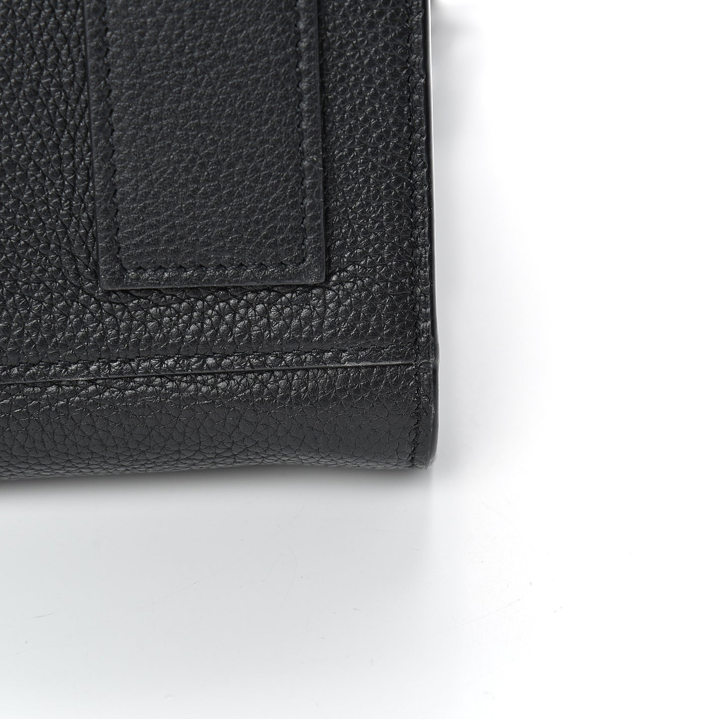 Grained Calfskin Small Supple Sac De Jour Duffle Black