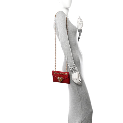 Dolce & Gabbana Smooth Calfskin Mini Devotion Crossbody Bag Poppy Red 2 of 10