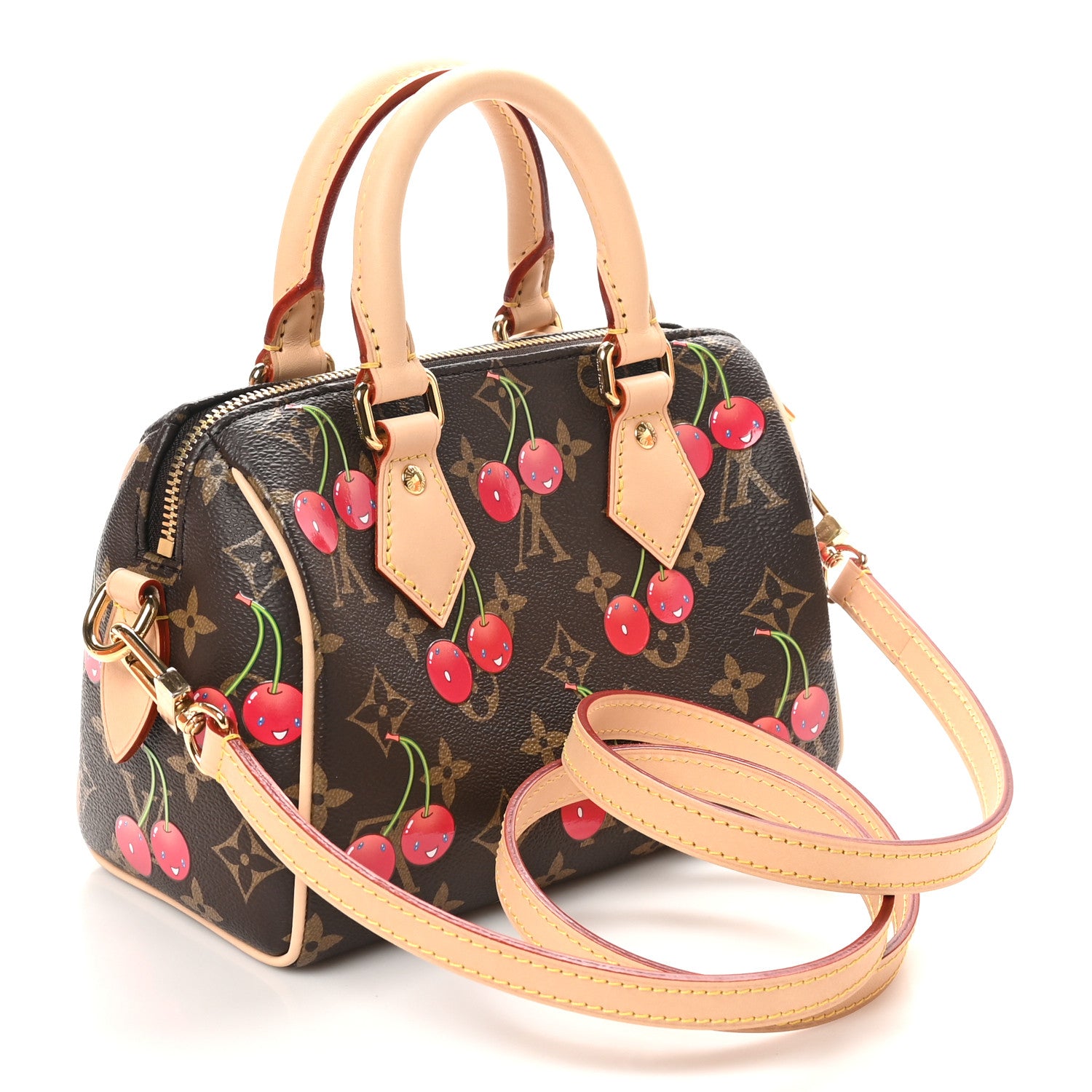 Louis Vuitton LV X TM Monogram Cerises Speedy Bandouliere 20 3 of 10