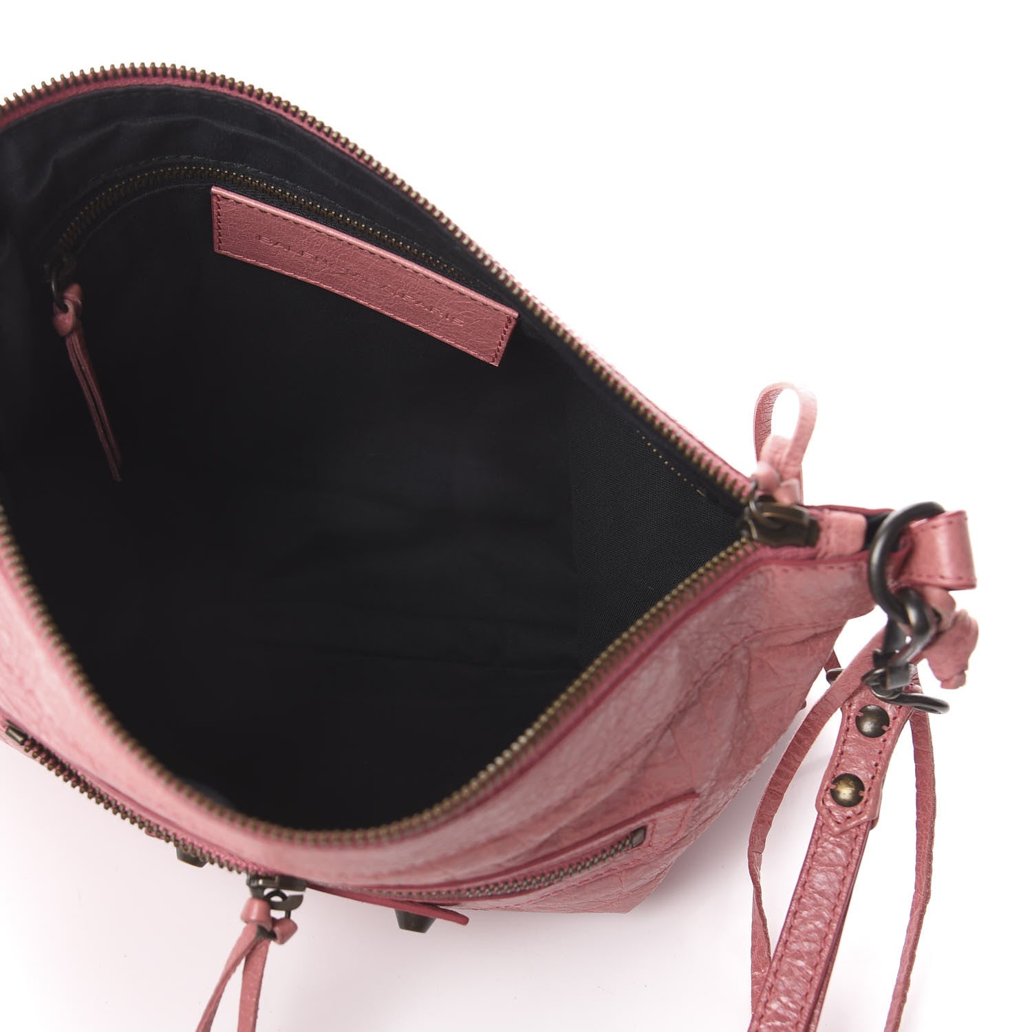 Balenciaga Agneau Classic Hardware Flat Handle Clutch Rose Bonbon 4 of 7
