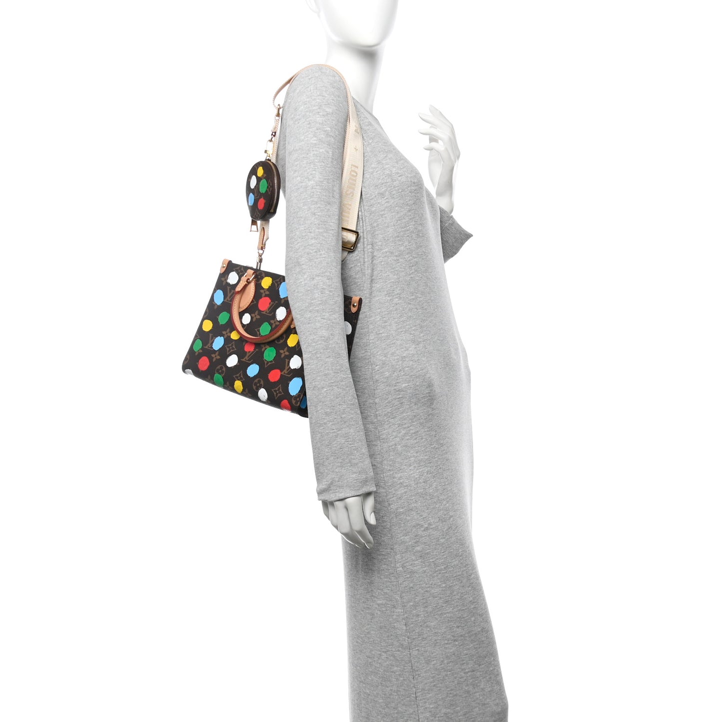 LV X YK Monogram Dots Onthego PM Multicolor