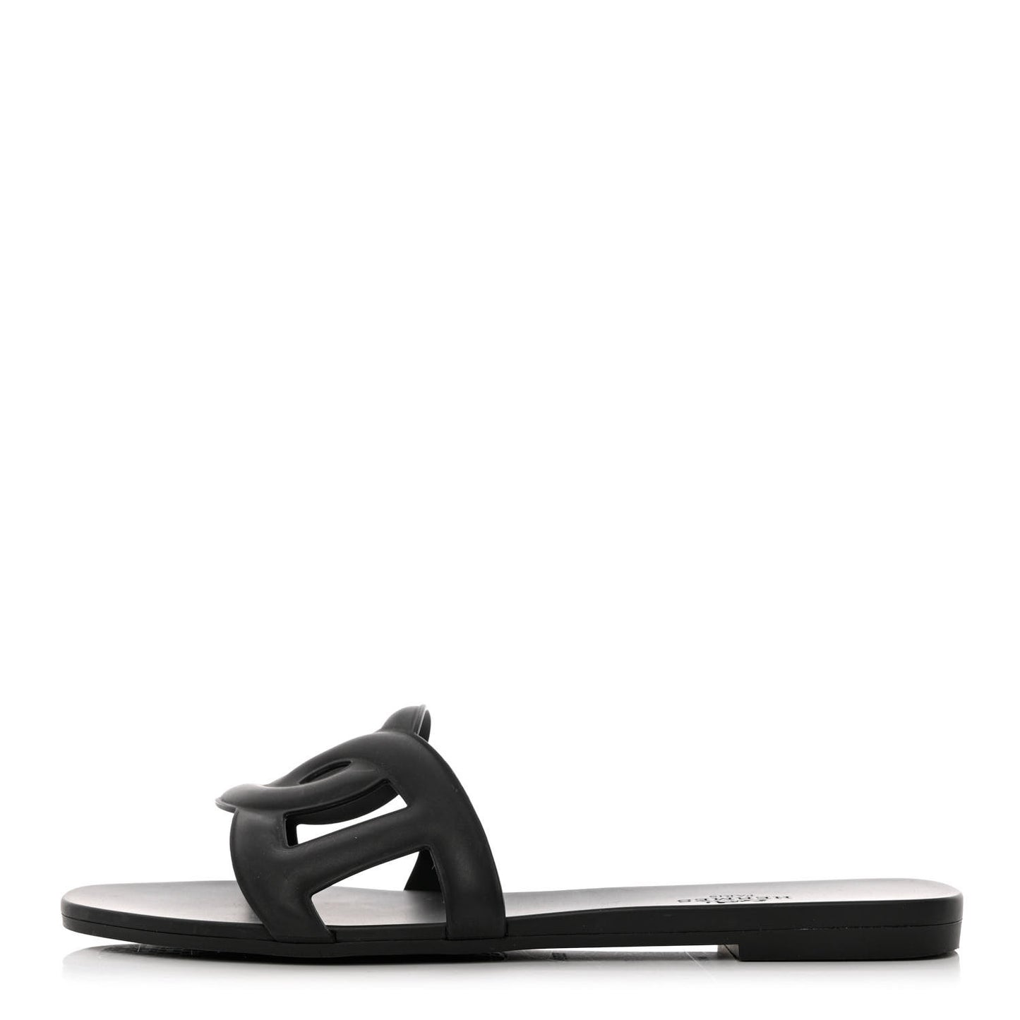 Rubber Aloha Sandals 37 Black