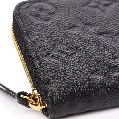 Louis Vuitton Empreinte Clemence Wallet Black 9 of 11