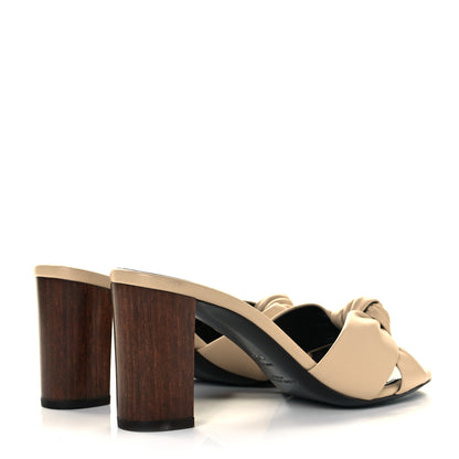 Saint Laurent Lambskin Bianca Mules 36.5 4 of 7