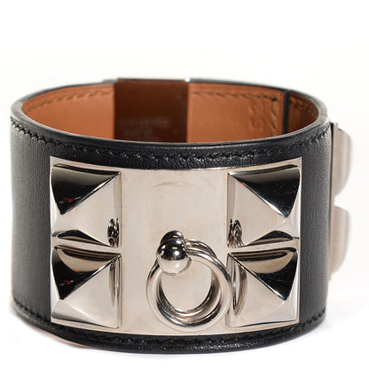 Hermes Chamonix Collier de Chien CDC Bracelet Small Black 1 of 8