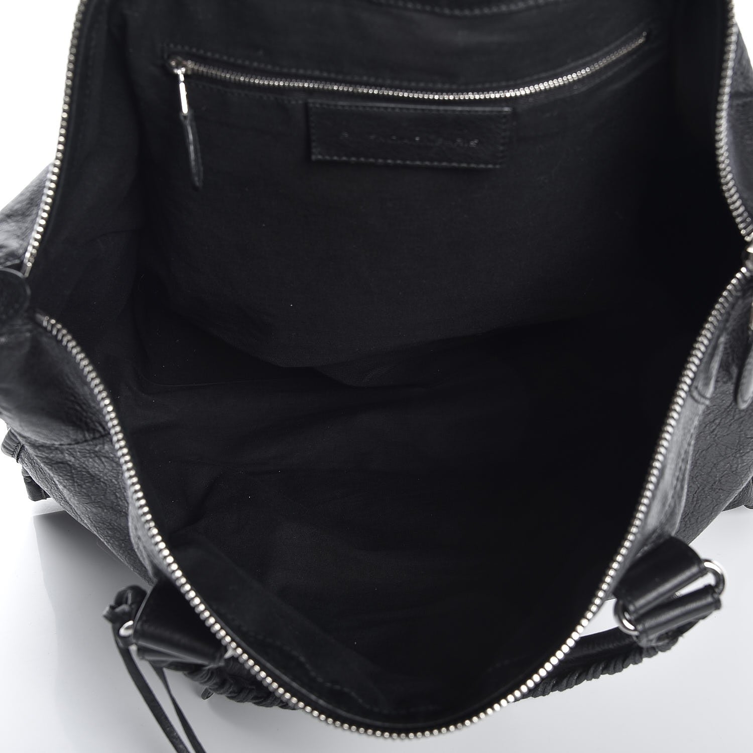 Balenciaga Agneau Giant 21 Silver Hardware Weekender Black 4 of 6