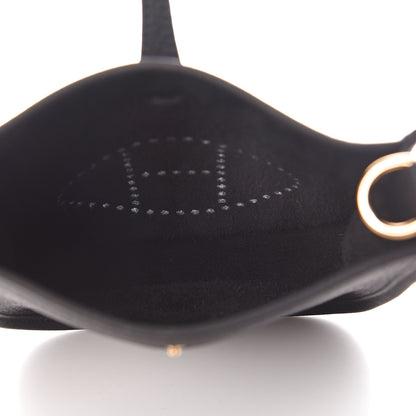 Hermes Taurillon Clemence Evelyne TPM Black 5 of 12