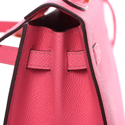 Hermes Epsom Kelly Sellier 25 Rose Azalee 21 of 33