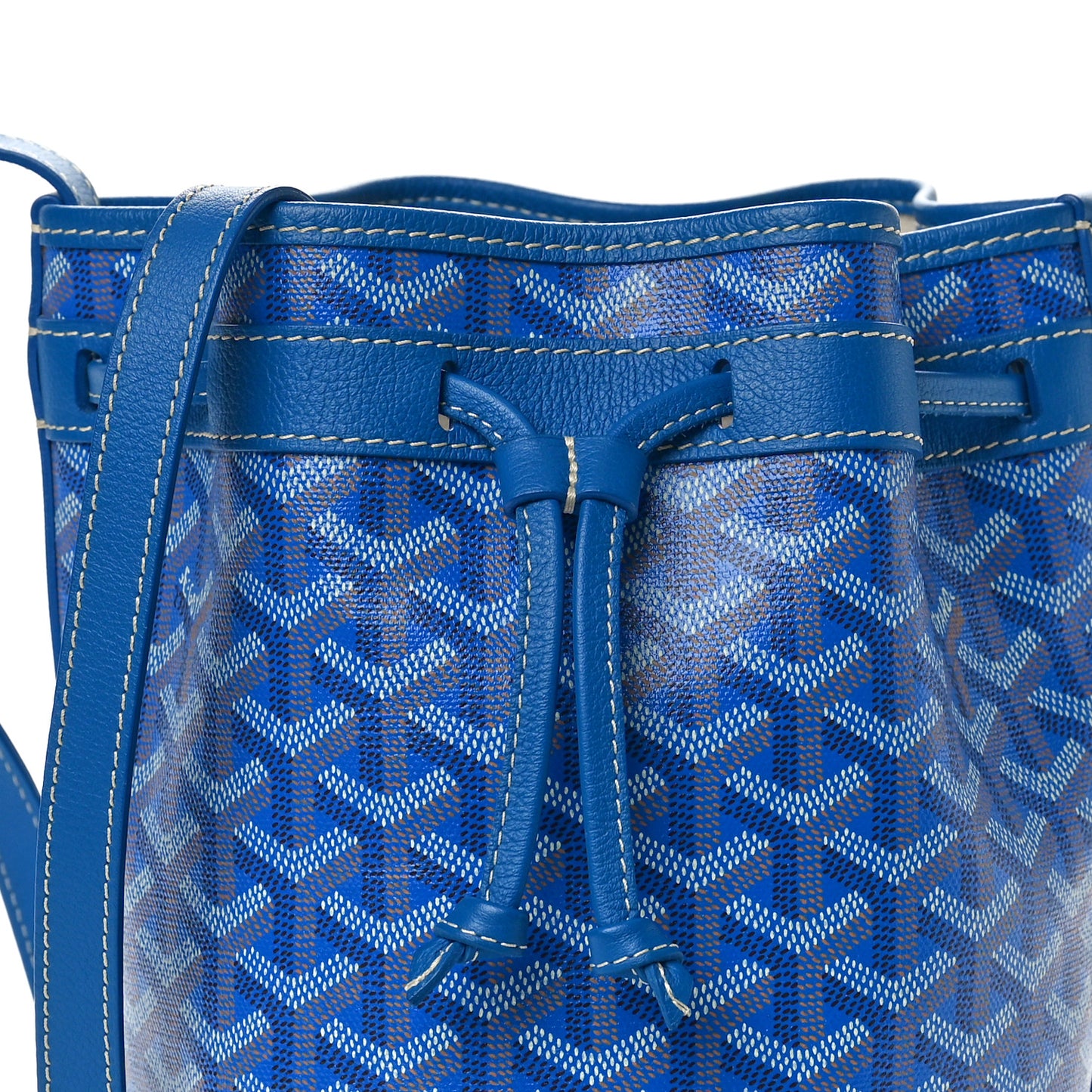 Goyardine Petit Flot Bucket Bag PM Sky Morning