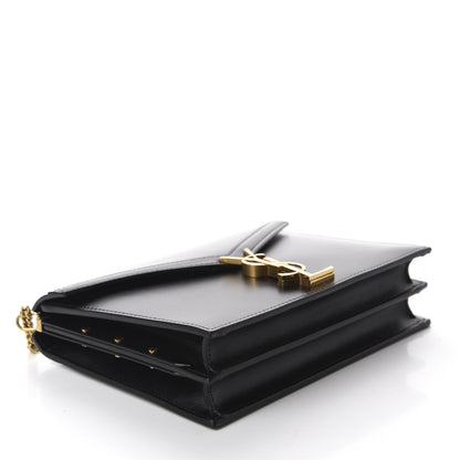 Saint Laurent Smooth Calfskin Monogram Cassandra Clasp Bag Black 4 of 10