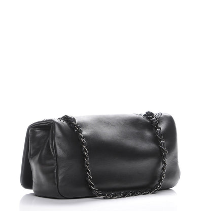 Chanel Lambskin Studded CC East West Flap Black 3 of 7