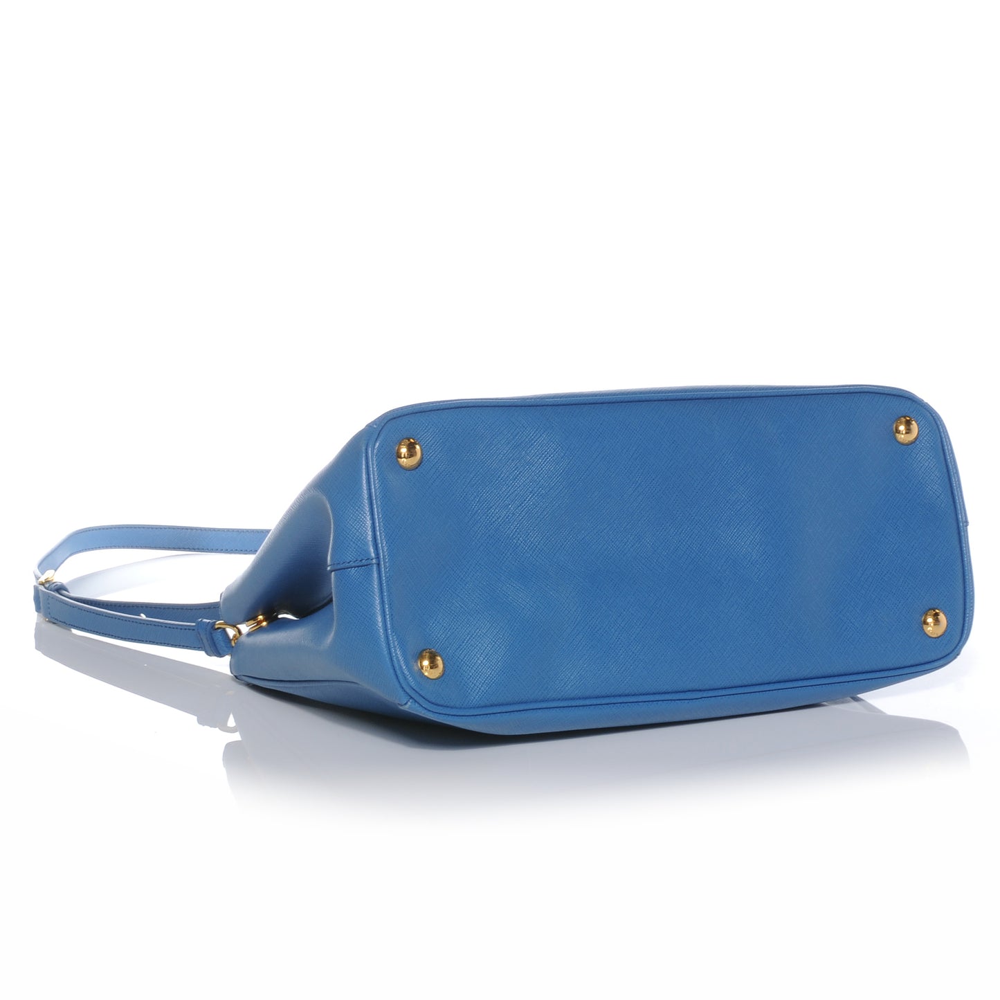 Saffiano Lux Small Tote Cobalto