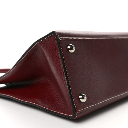 Hermes Courchevel Dalvy 30 Rouge H 8 of 14