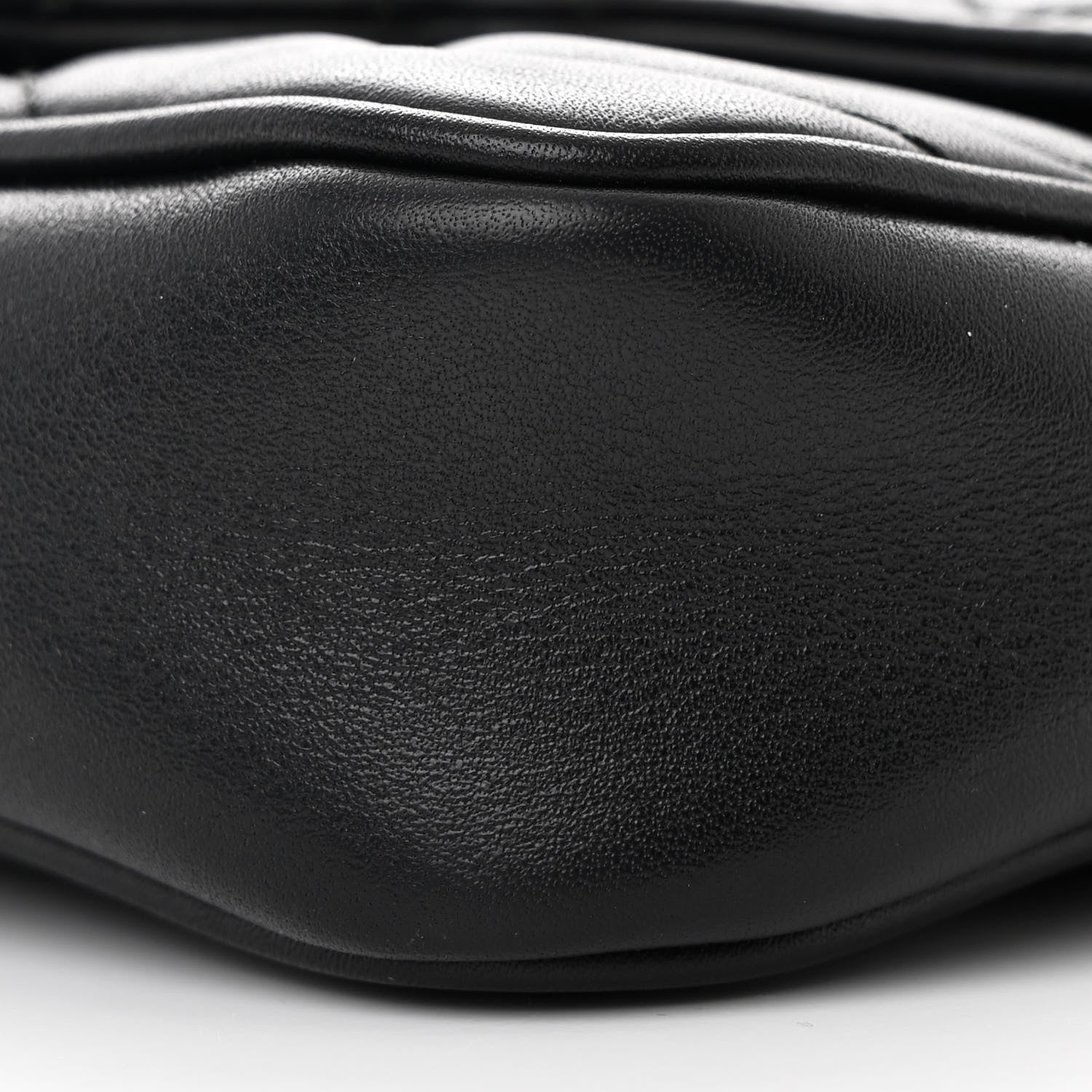 Gucci Calfskin Matelasse Super Mini GG Marmont Shoulder Bag Black 10 of 10