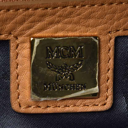 MCM Visetos Studded Medium Stark M Backpack Cognac 8 of 11