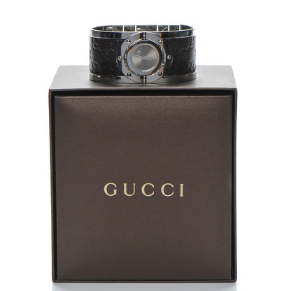 Gucci Stainless Steel Calfskin 33mm Twirl Quartz Watch Brown 6 of 6