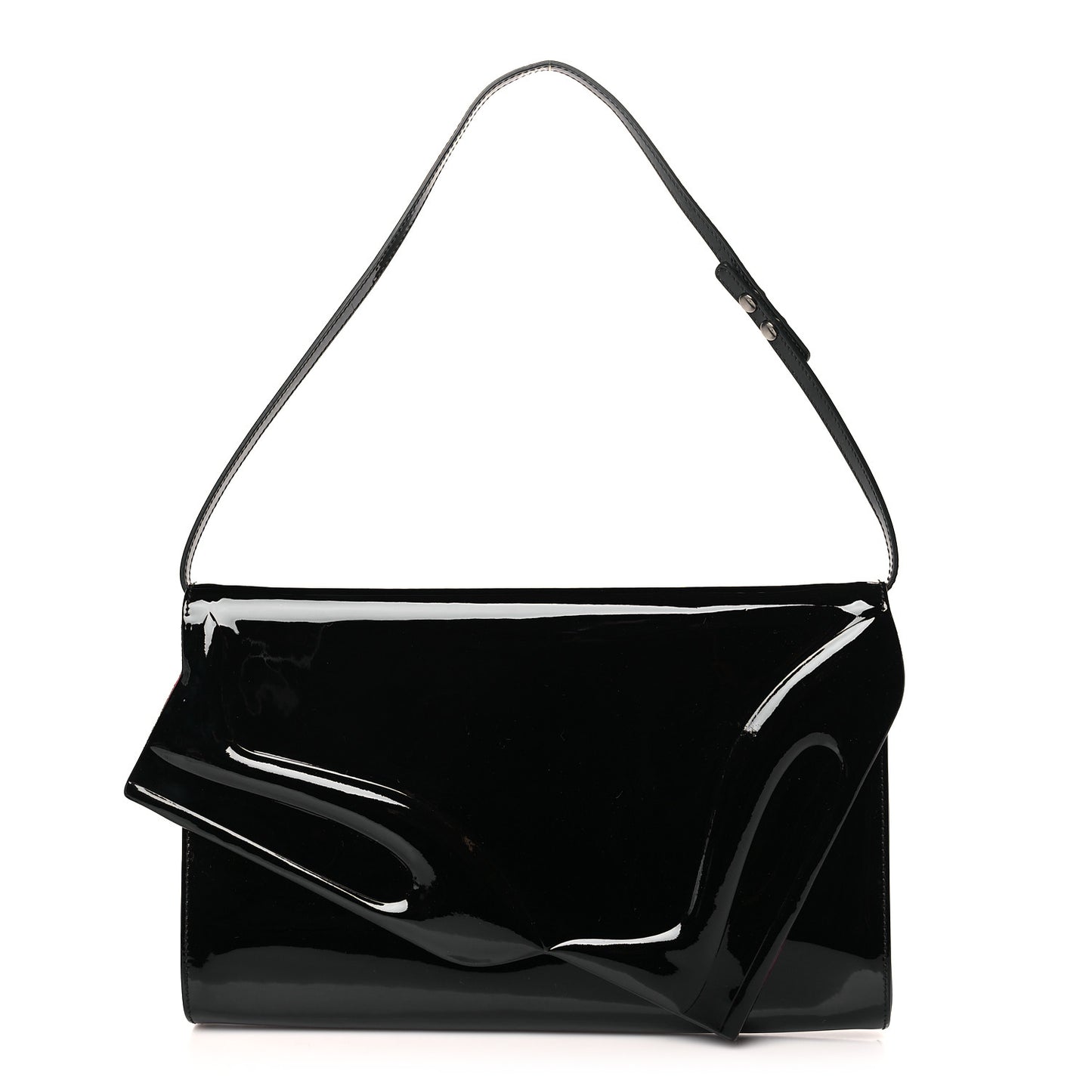 Patent So Kate Baguette Clutch Black